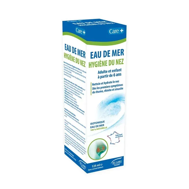 Care+ Eau De Mer Hygiène du Nez 125ml Care+ Eau De Mer Hygiène du Nez 125ml