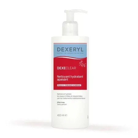 Dexeryl Dexeclear Nettoyant Hydratant Apaisant 400ml - Univers Pharmacie