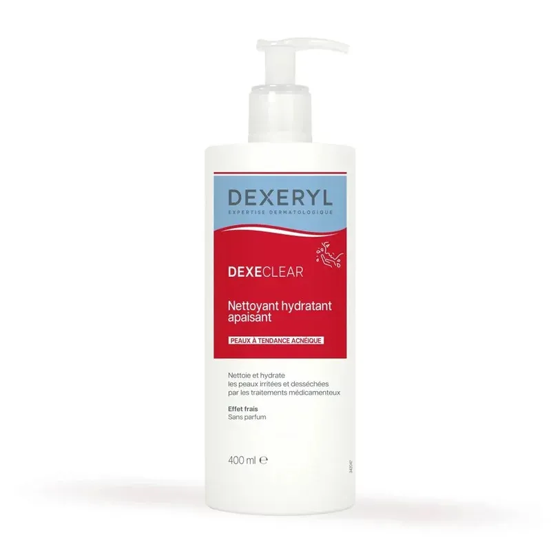 Dexeryl Dexeclear Nettoyant Hydratant Apaisant 400ml - Univers Pharmacie