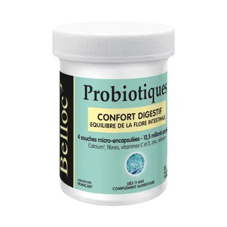 Belloc Probiotiques Confort Digestif 30 gélules - flacon