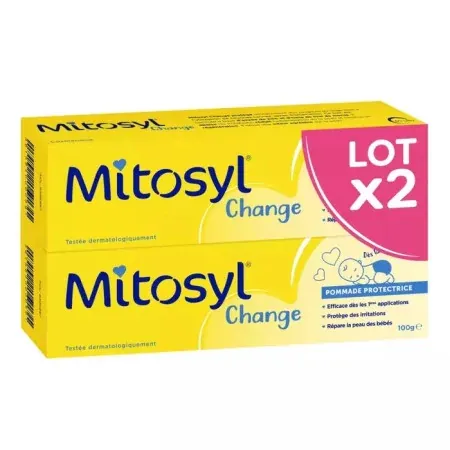 Mitosyl Change Pommade Protectrice 2X100g - Univers Pharmacie