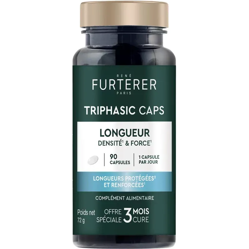 Furterer Triphasic Caps Longueur 90 capsules - Univers Pharmacie