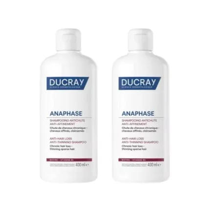 Ducray Anaphase Shampooing Anti-chute Anti-affinement 2X400ml - Univers Pharmacie