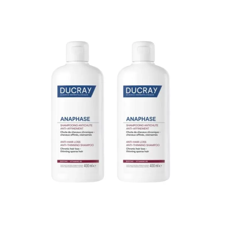Ducray Anaphase Shampooing Anti-chute Anti-affinement 2X400ml - Univers Pharmacie