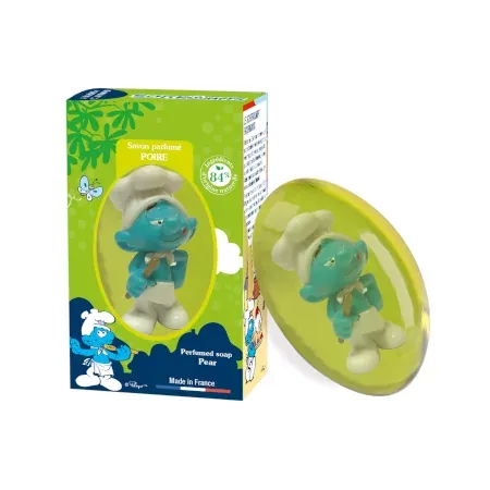 Les Schtroumpfs Savon Parfumé Poire 80g - Univers Pharmacie