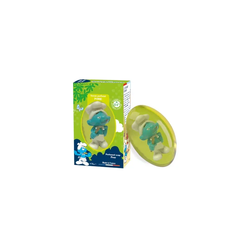 Les Schtroumpfs Savon Parfumé Poire 80g - Univers Pharmacie