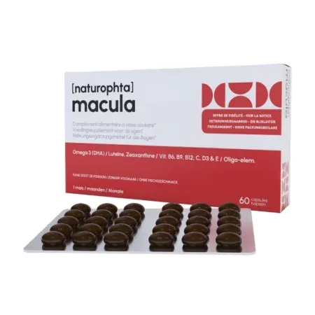 Naturophta Macula 60 capsules - Univers Pharmacie