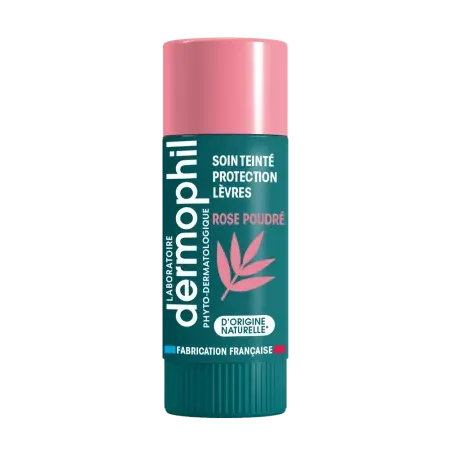 Dermophil Soin Teinté Protection Lèvres Rose Poudré 4g - Univers Pharmacie
