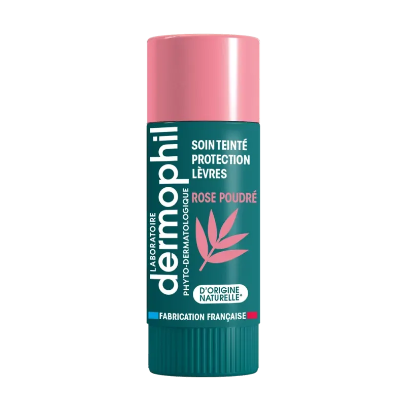 Dermophil Soin Teinté Protection Lèvres Rose Poudré 4g - Univers Pharmacie