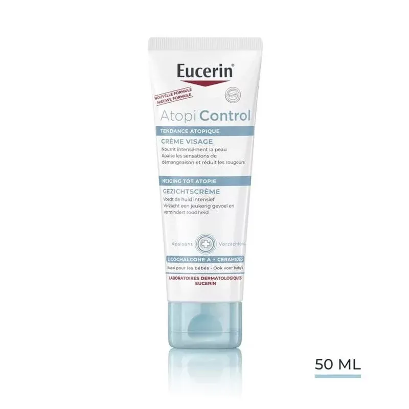 Eucerin AtopiControl Crème Visage 50ml - Univers Pharmacie