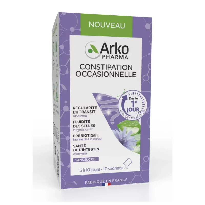 Arkopharma Constipation Occasionnelle 10 sachets - Univers Pharmacie