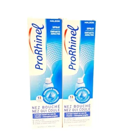 ProRhinel Nez Bouché Nez qui Coule 2X100ml - Univers Pharmacie