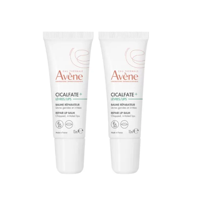 Avène Cicalfate+ Baume Réparateur Lèvres Gercées et Irritées 2X10ml - Univers Pharmacie