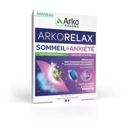 Arkopharma Arkorelax Sommeil & Anxiété 15 comprimés - Univers Pharmacie