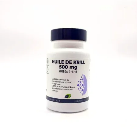 Uprana Huile de Krill 500mg 60 capsules - Univers Pharmacie