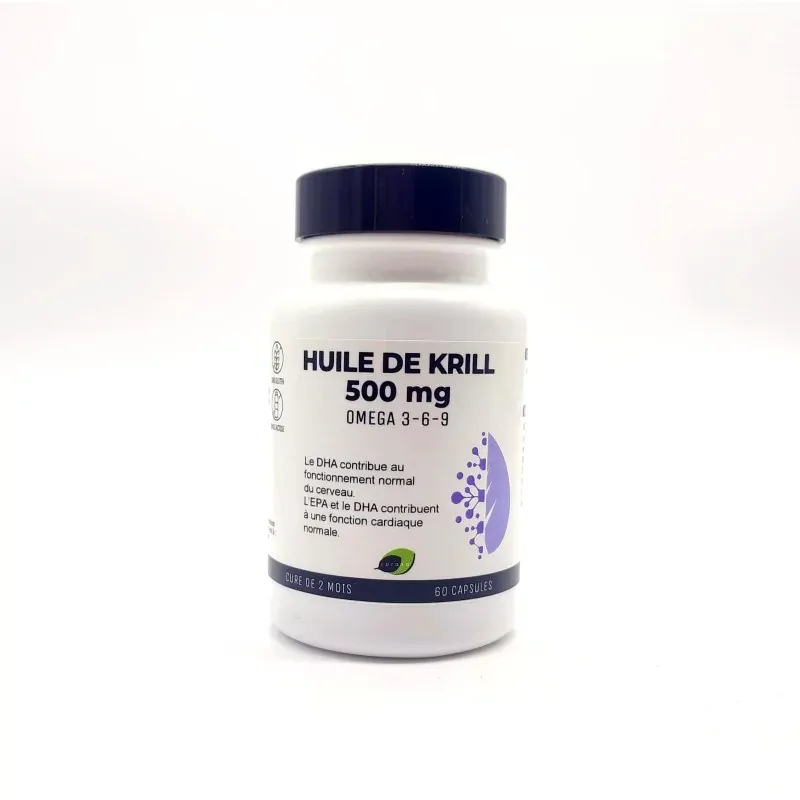 Uprana Huile de Krill 500mg 60 capsules - Univers Pharmacie