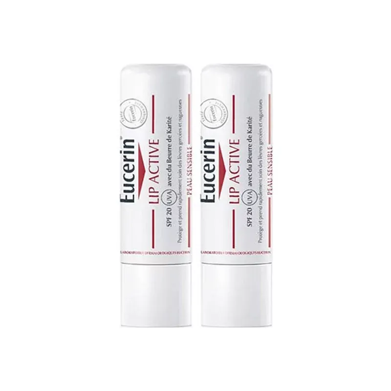 Eucerin Lip Active SPF20 2X4,8g - Univers Pharmacie