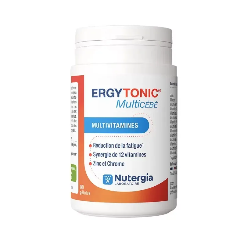 Nutergia Ergytonic Multicébé 90 gélules - Univers Pharmacie
