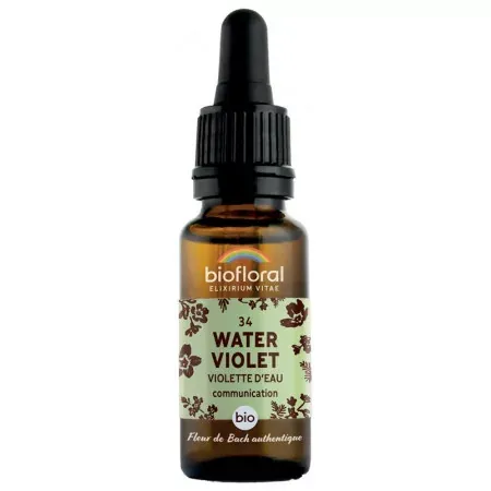 Biofloral N°34 Water Violette Bio Communication 20ml - Univers Pharmacie