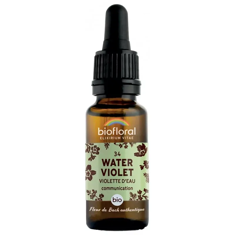 Biofloral N°34 Water Violette Bio Communication 20ml - Univers Pharmacie