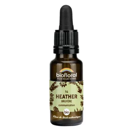 Biofloral N°14 Heather Bruyère Bio Communication 20ml - Univers Pharmacie
