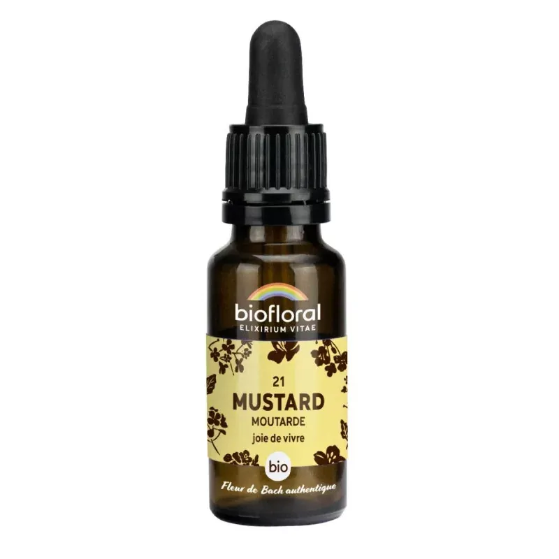 Biofloral N°21 Mustard Bio Joie de Vivre 20ml - Univers Pharmacie