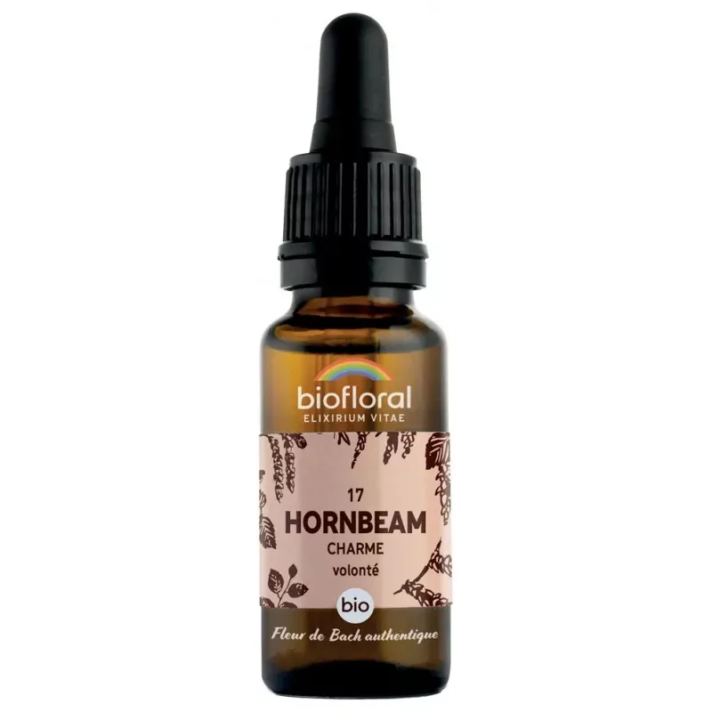 Biofloral N°17 Hornbeam Bio Volonté 20ml - Univers Pharmacie