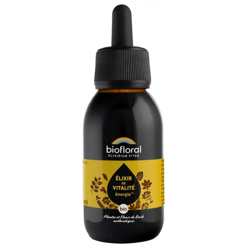 Biofloral Élixir de Vitalité Énergie Bio 100ml - Univers Pharmacie