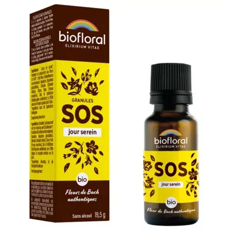 Biofloral Granules SOS Jour Serein Bio 19,5g - Univers Pharmacie