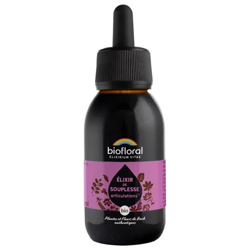 Biofloral Élixir de Souplesse Articulations Bio 100ml - Univers Pharmacie Biofloral Élixir de Souplesse Articulations Bio 100ml - Univers Pharmacie