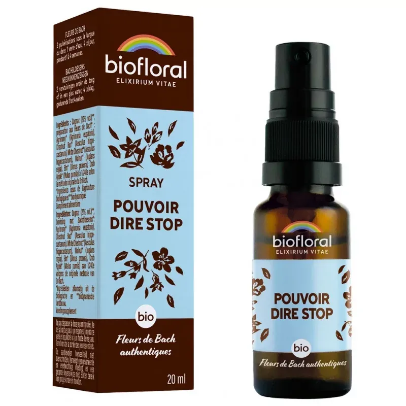 Biofloral Spray Pouvoir Dire Stop Bio 20ml - Univers Pharmacie