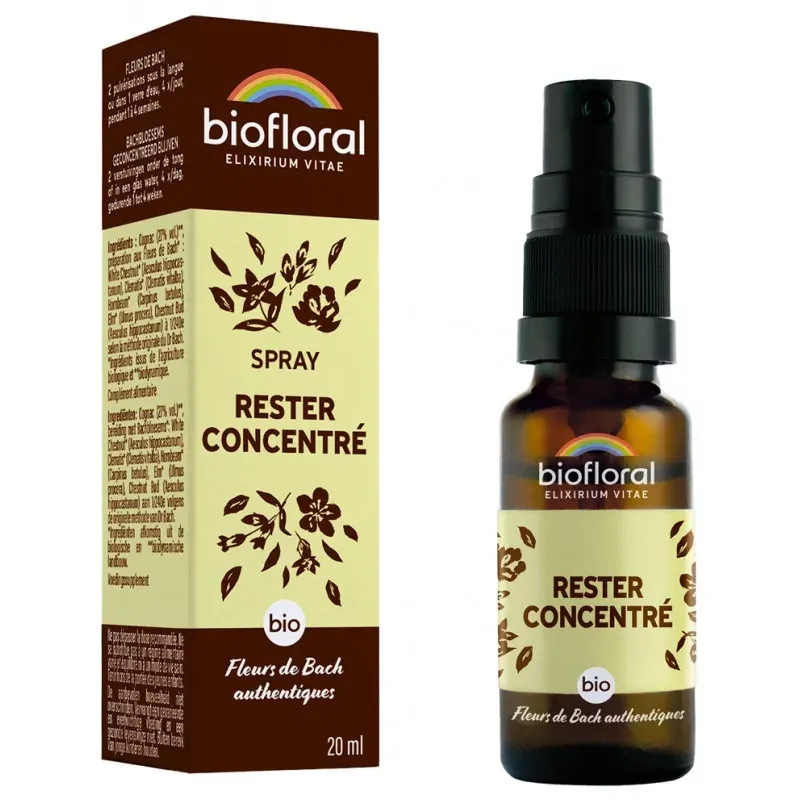 Biofloral Spray Rester Concentré Bio 20ml - Univers Pharmacie