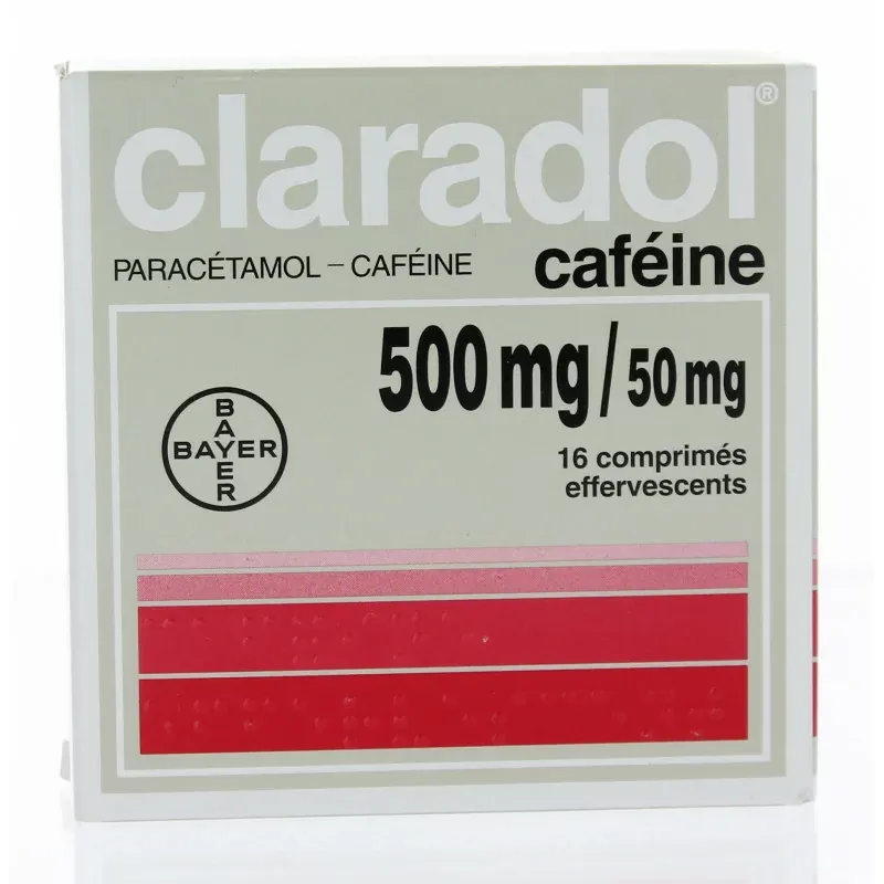 Claradol 500 mg caféine effervescent Claradol 500 mg caféine effervescent
