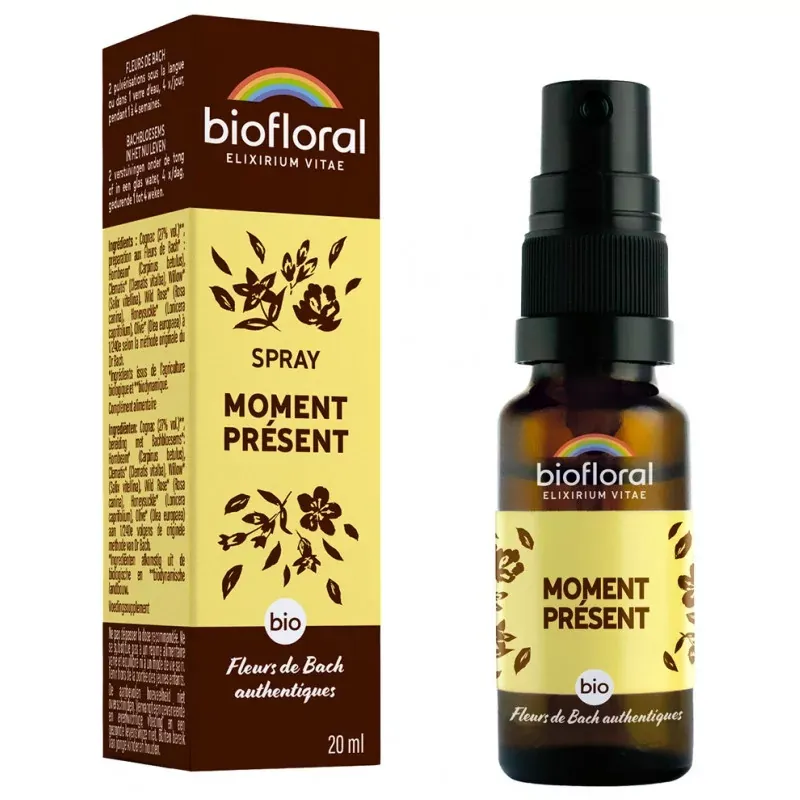 Biofloral Spray Moment Présent Bio 20ml - Univers Pharmacie