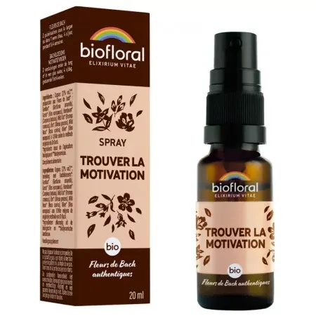 Biofloral Spray Bio Trouver la Motivation 20ml - Univers Pharmacie