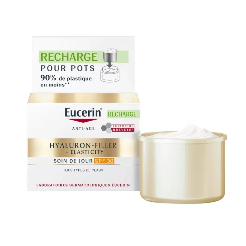 Eucerin Hyaluron-Filler + Elasticity Soin de Jour SPF30 Recharge 50ml Eucerin Hyaluron-Filler + Elasticity Soin de Jour SPF30 Recharge 50ml
