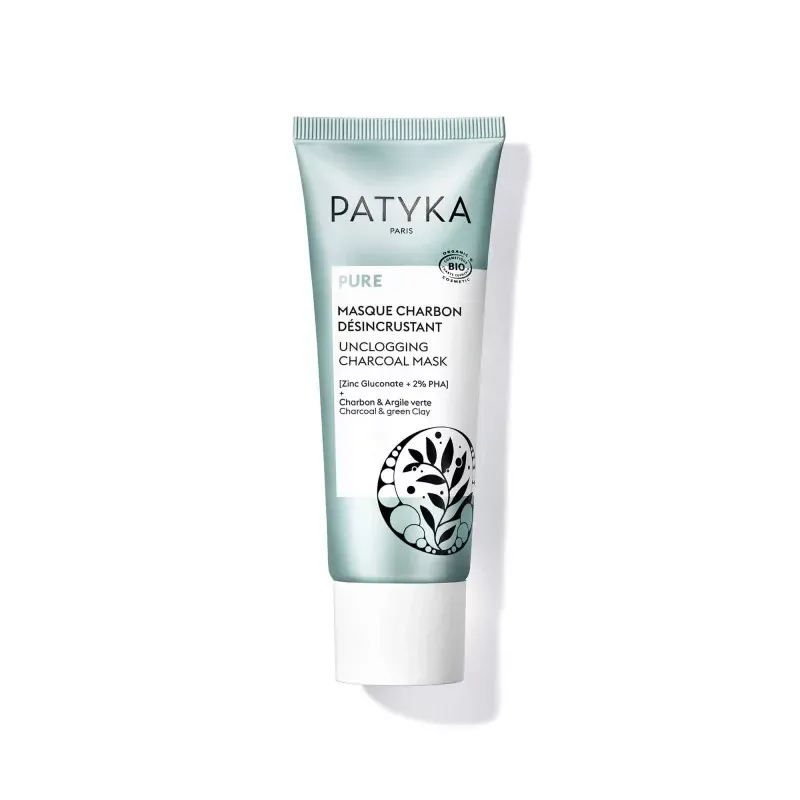 Patyka Pure Masque Charbon Désincrustant Bio 50ml - Univers Pharmacie Patyka Pure Masque Charbon Désincrustant Bio 50ml - Univers Pharmacie