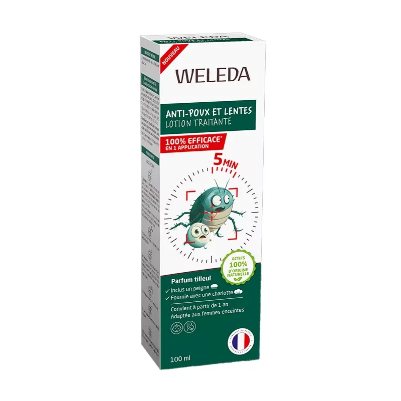 Weleda Lotion Traitante Anti-poux et Lentes 100ml - Univers Pharmacie