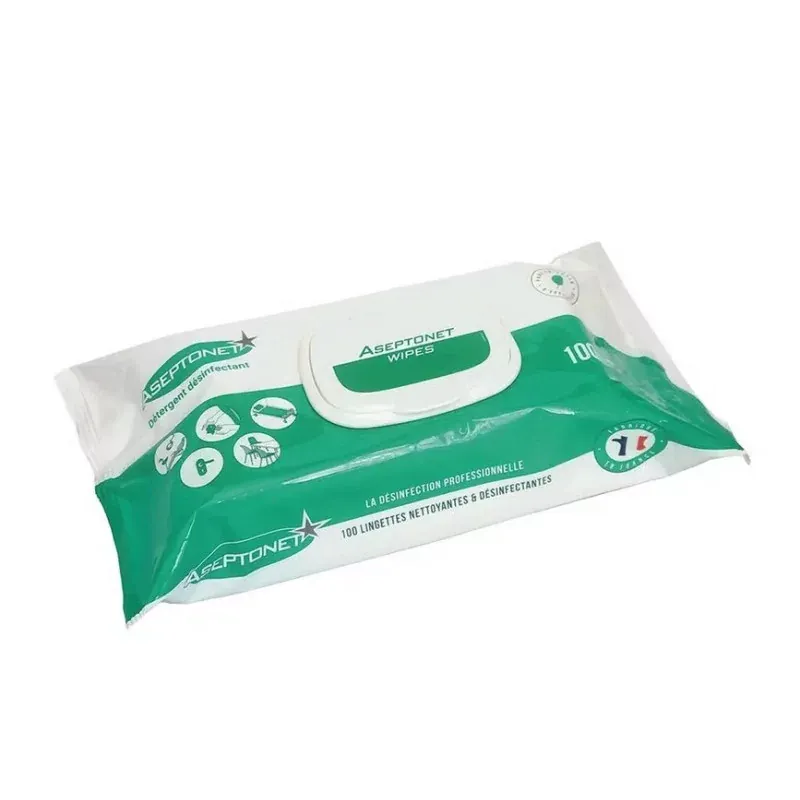 Aseptonet Wipes Lingettes Désinfectantes X100 - Univers Pharmacie