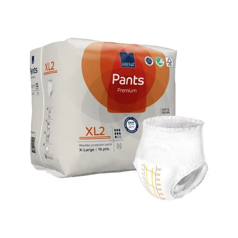 Abena Pants Premium XL2 Culotte Absorbante 6,5 gouttes 16 pièces