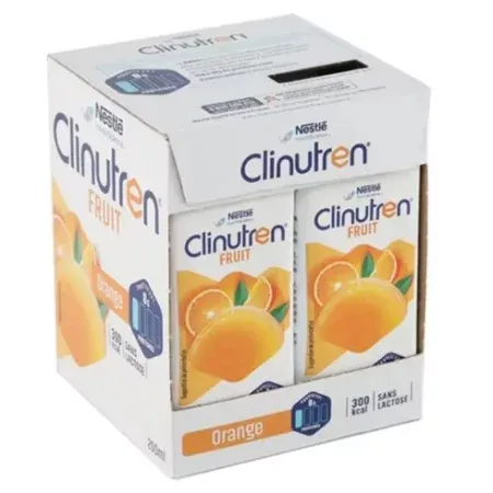 Clinutren Fruit Orange 4X200ml - Univers Pharmacie