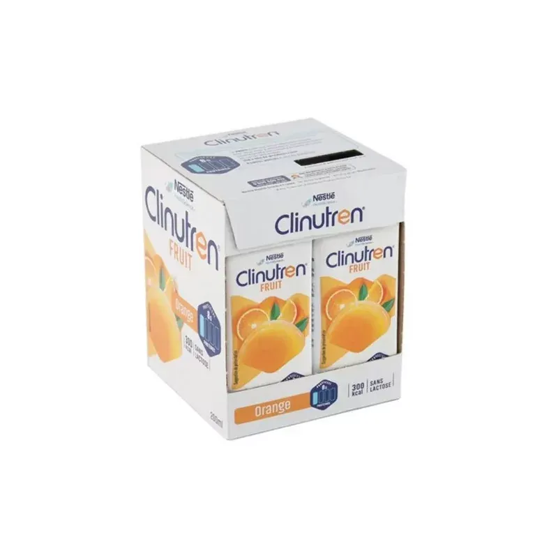Clinutren Fruit Orange 4X200ml - Univers Pharmacie