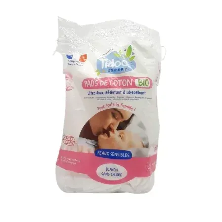Tidoo Expert Pads de Coton Bio X150 - Univers Pharmacie