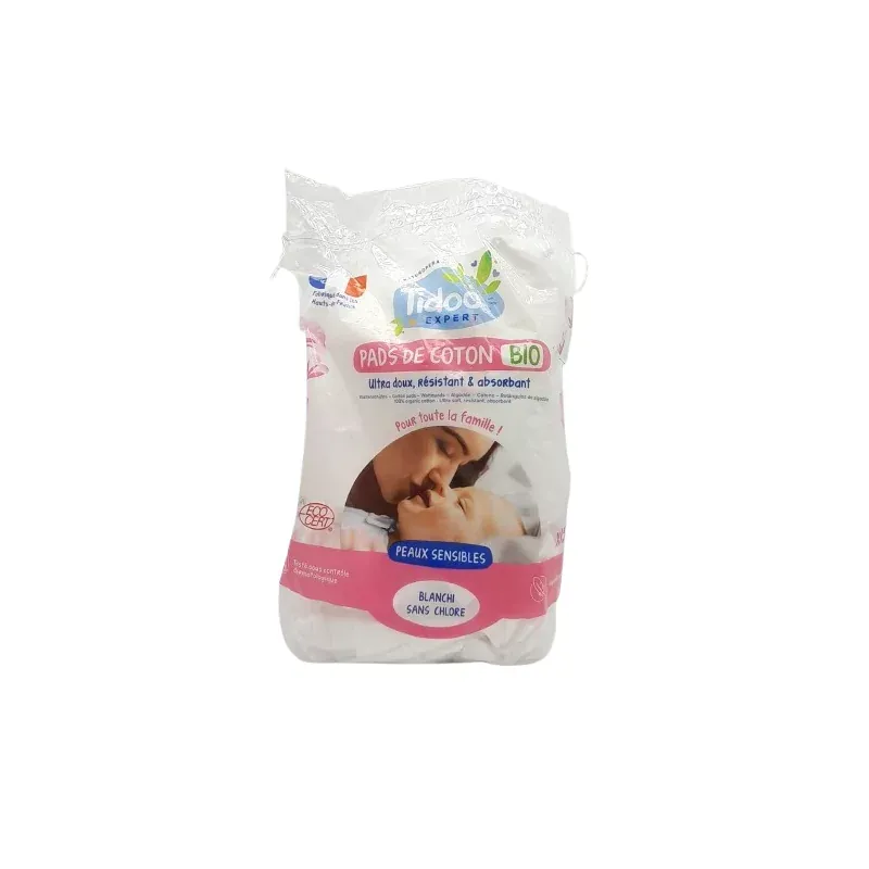 Tidoo Expert Pads de Coton Bio X150 - Univers Pharmacie Tidoo Expert Pads de Coton Bio X150 - Univers Pharmacie