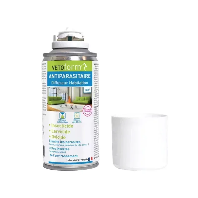 Vetoform Antiparasitaire Diffuseur Habitation 150ml - Univers Pharmacie