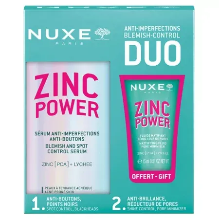 Nuxe Coffret Zinc Power Sérum Anti-Imperfections...