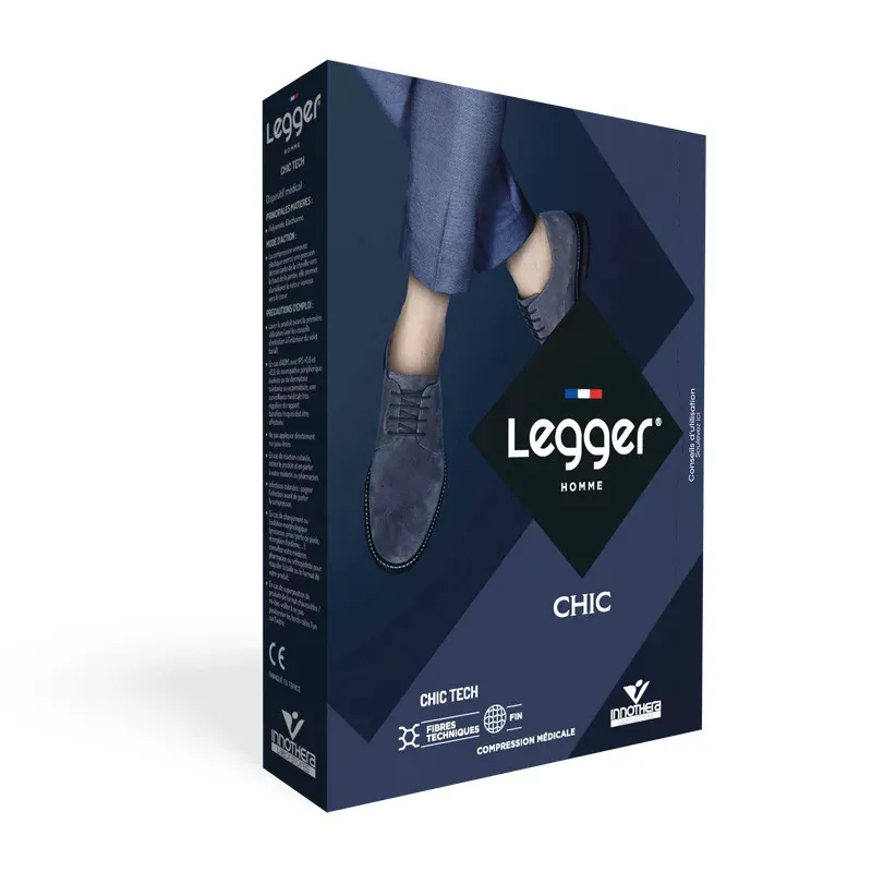 Legger Chic Tech Bas Autofix T3- Normal Noir - Univers Pharmacie