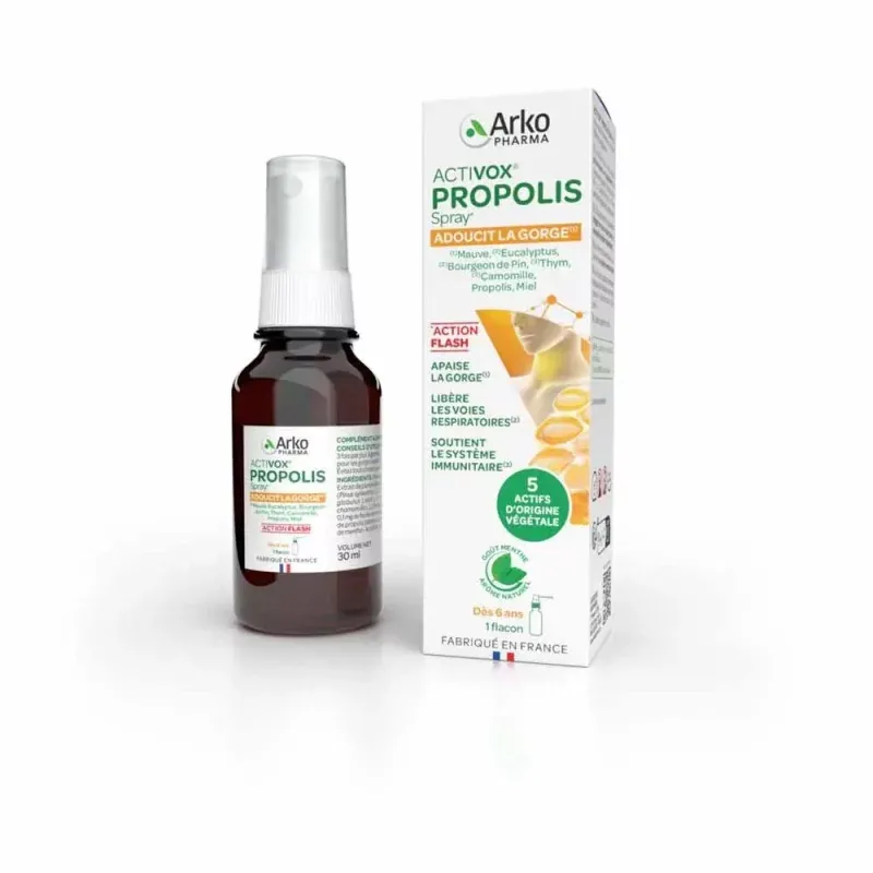 Arkopharma Activox Spray Adoucit la Gorge 30ml - Univers Pharmacie
