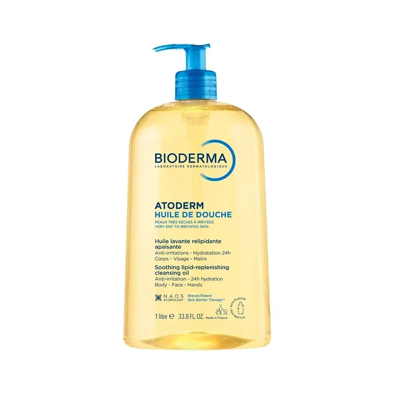 Bioderma Atoderm Huile de Douche 1L - Univers Pharmacie