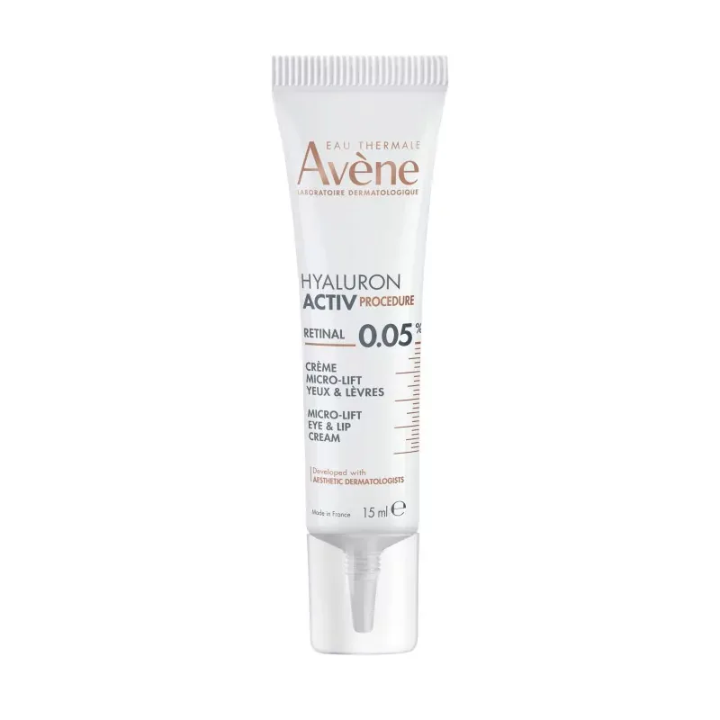 Avène Hyaluron Activ Procedure Retinal 0.05% Crème Micro-lift Yeux & Lèvres 15ml - Univers Pharmacie